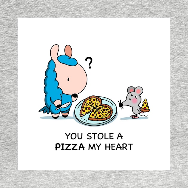 You stole a pizza my heart by LoffyIlamaComics